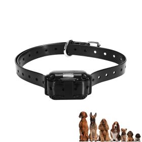 Dog Training Collar Receiver Waterproof Dog Bark Collar (Color: black, type: Style A)